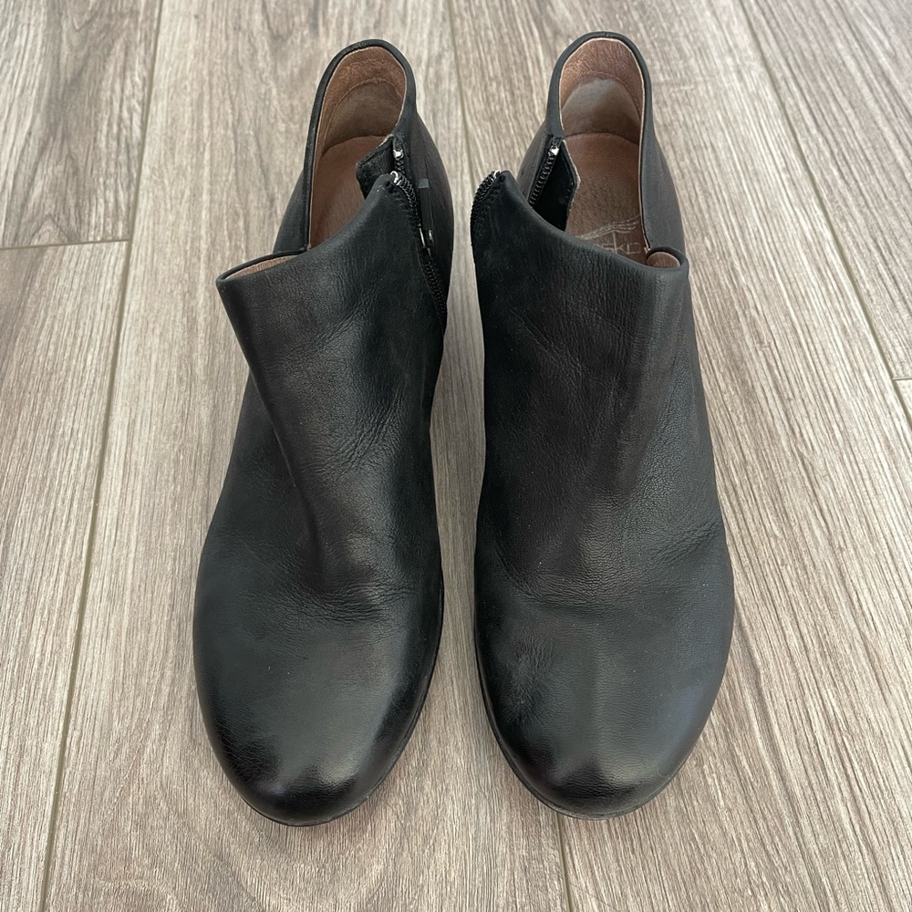 Dansko Leather Heeled Boots